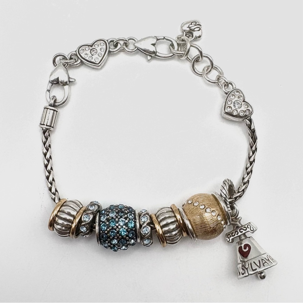 Brighton Charm Bracelet With Seven Charm Included